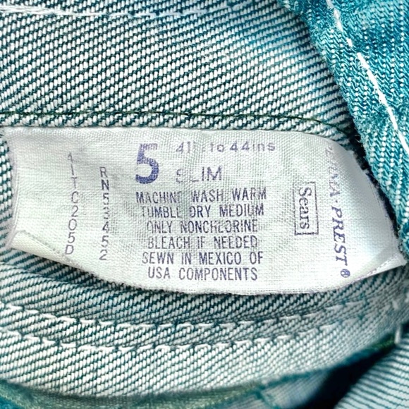 Vintage 70s green Toughskins kids jeans 🌀 - Picture 9 of 9